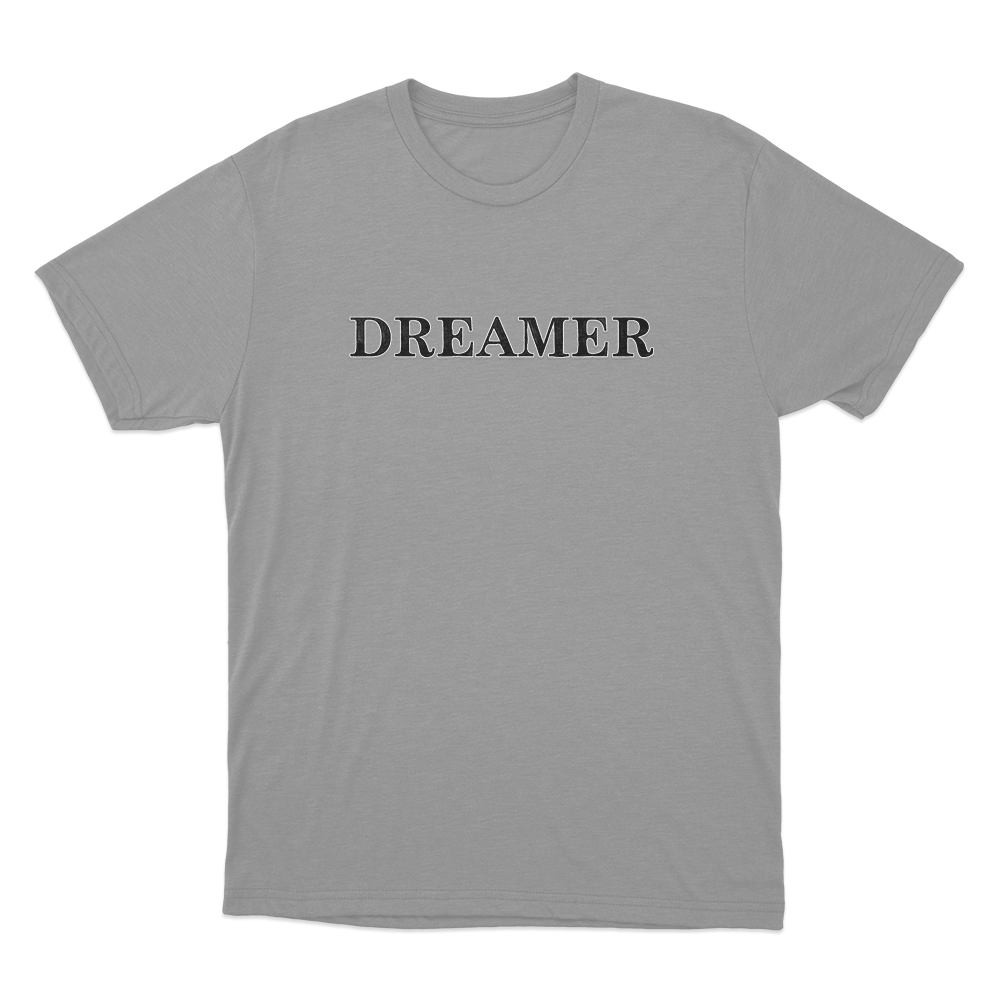 Dreamer Unisex T Shirt Grey Dreamer Unisex T Shirt Grey