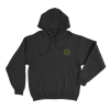 Sad Face Logo Unisex Hoodie Black