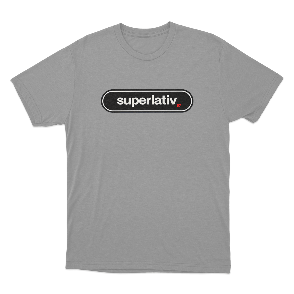 Superlativ 97 Unisex T Shirt Grey Superlativ 97 Unisex T Shirt Grey
