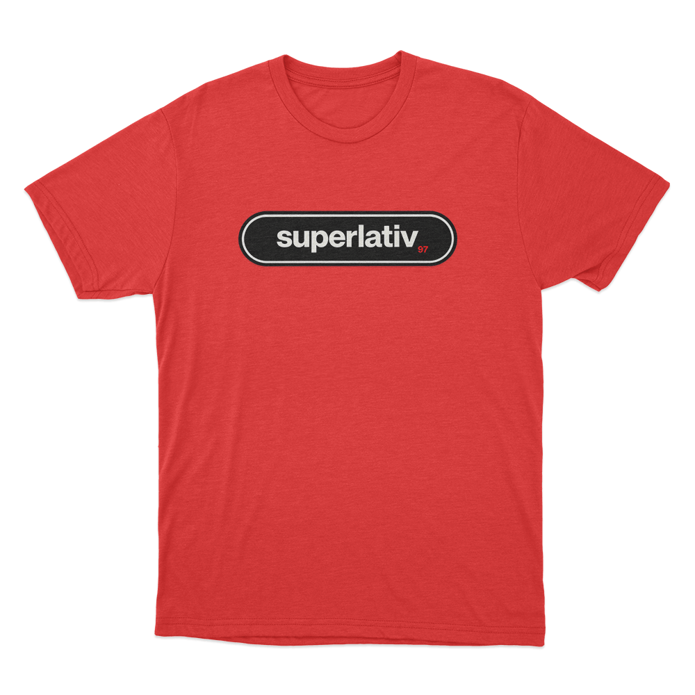 Superlativ 97 Unisex T Shirt Red Superlativ 97 Unisex T Shirt Red