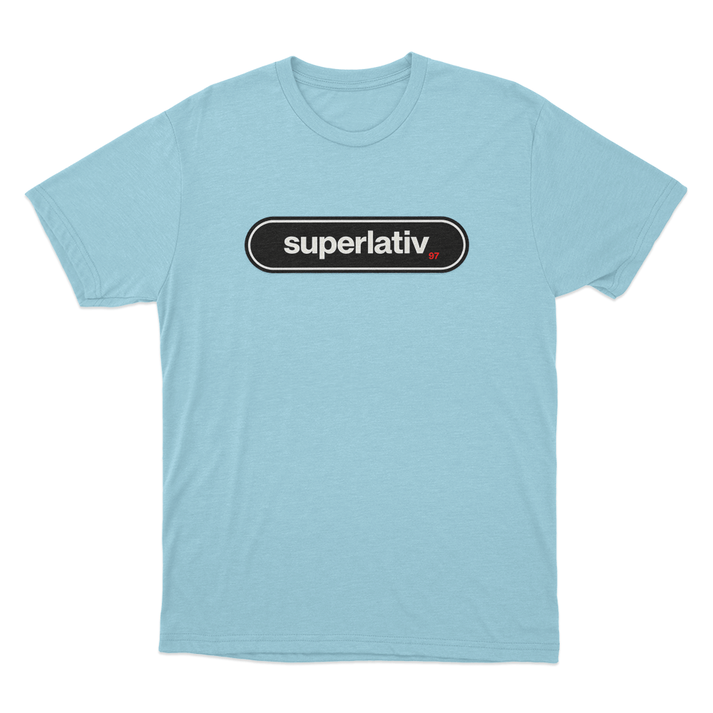 Superlativ 97 Unisex T Shirt Sky Blue Superlativ 97 Unisex T Shirt Sky Blue