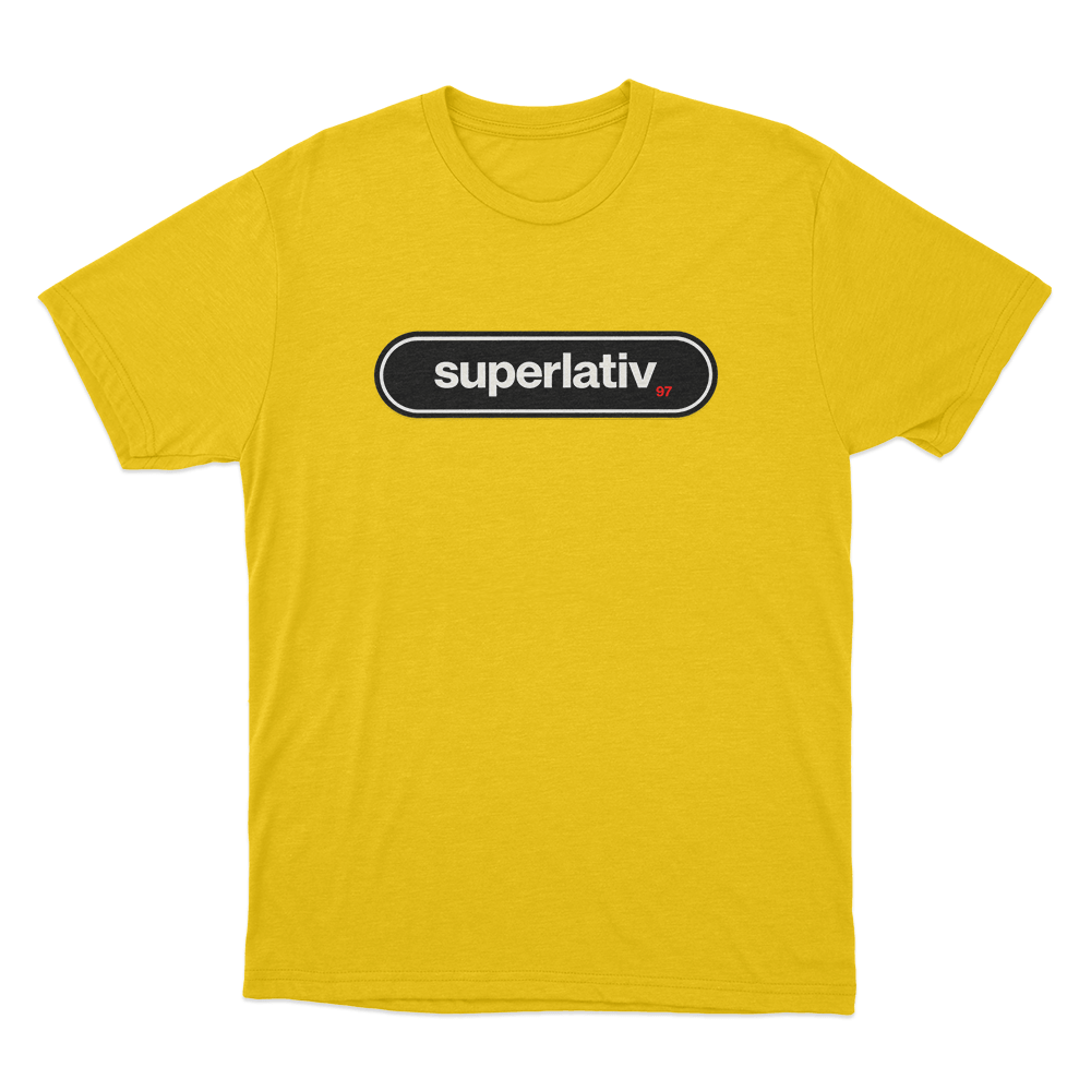 Superlativ 97 Unisex T Shirt Yellow Superlativ 97 Unisex T Shirt Yellow