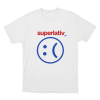 Superlativ Sad Face Unisex T Shirt White