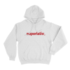 Superlativ Unisex Hoodie White