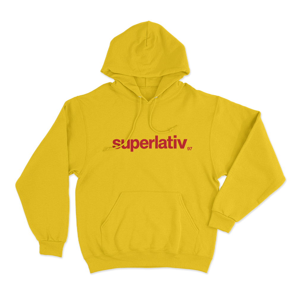 Superlativ Unisex Hoodie Yellow Superlativ Unisex Hoodie Yellow