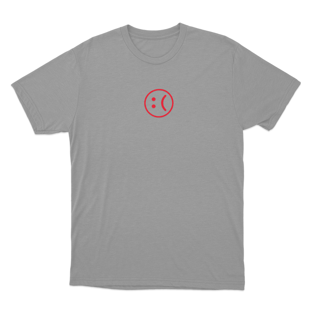 Thomas Stenstrom Sad Face Logo Unisex T Shirt Grey Thomas Stenstrom Sad Face Logo Unisex T Shirt Grey
