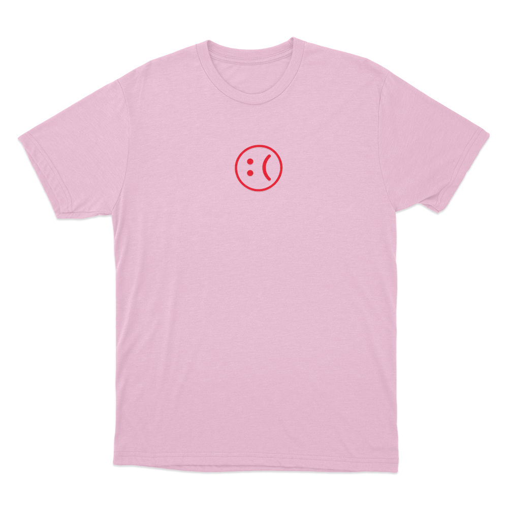 Thomas Stenstrom Sad Face Logo Unisex T Shirt Pink Thomas Stenstrom Sad Face Logo Unisex T Shirt Pink