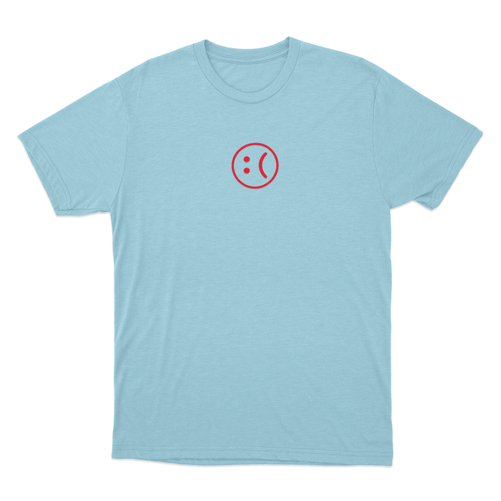 Thomas Stenstrom Sad Face Logo Unisex T Shirt Sky Blue Thomas Stenstrom Sad Face Logo Unisex T Shirt Sky Blue