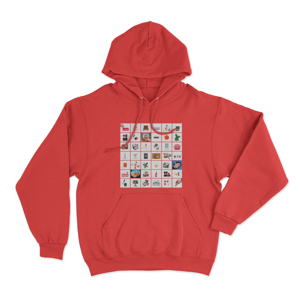 Thomas Stenstrom Supercollection Unisex Hoodie Red Thomas Stenstrom Supercollection Unisex Hoodie Red