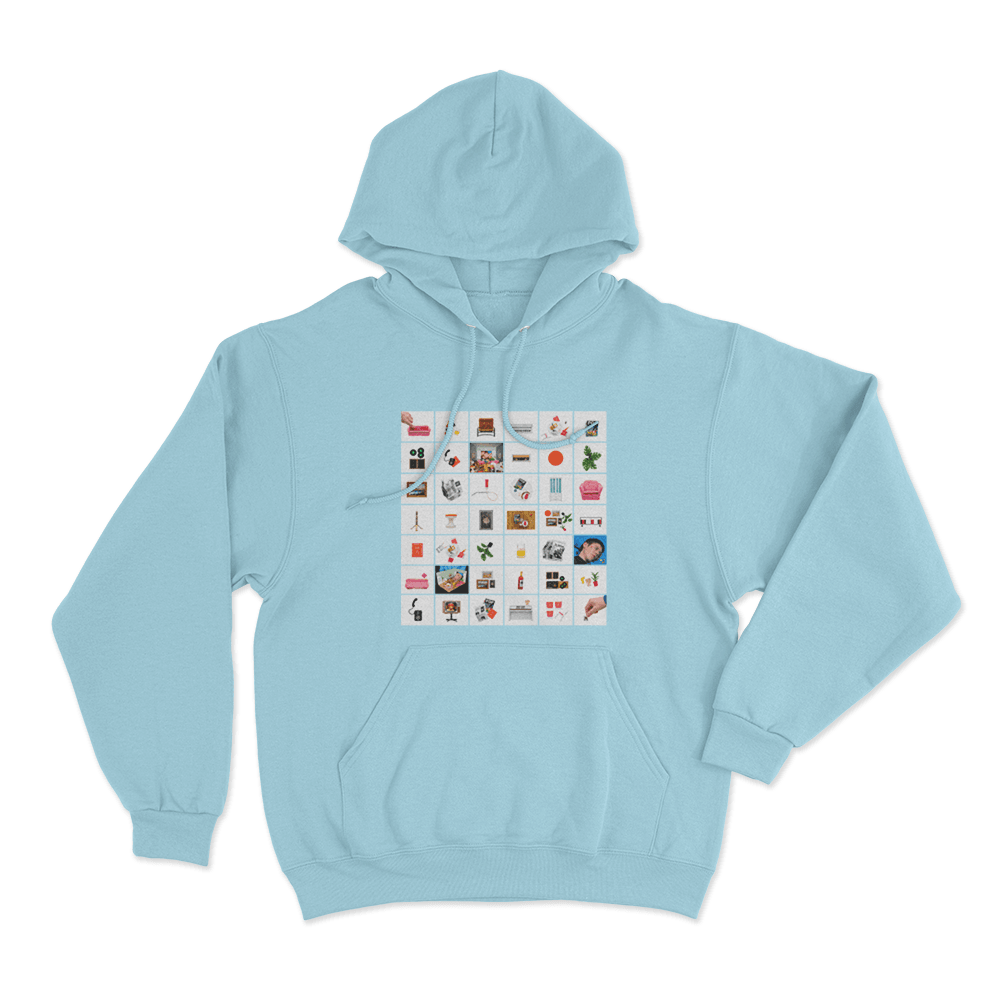 Thomas Stenstrom Supercollection Unisex Hoodie Sky Blue Thomas Stenstrom Supercollection Unisex Hoodie Sky Blue