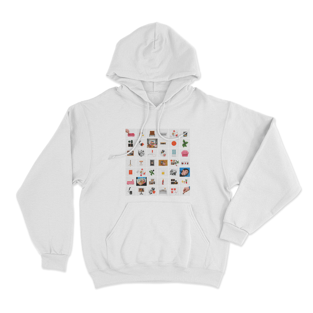 Thomas Stenstrom Supercollection Unisex Hoodie White Thomas Stenstrom Supercollection Unisex Hoodie White