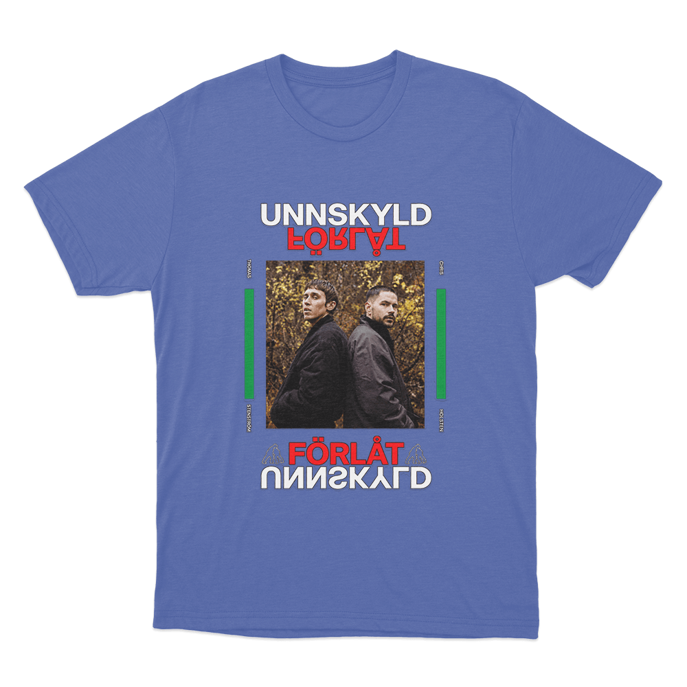 Unnskyld Unisex T Shirt Blue Unnskyld Unisex T Shirt Blue