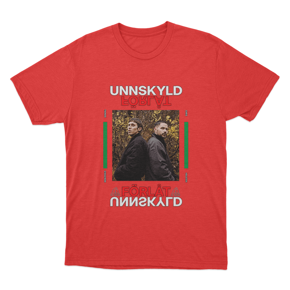 Unnskyld Unisex T Shirt Red Unnskyld Unisex T Shirt Red
